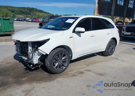 2019 Acura Mdx Tech A-Spec Pkgs из США, поврежденный, VIN 5J8YD4H09KL014873